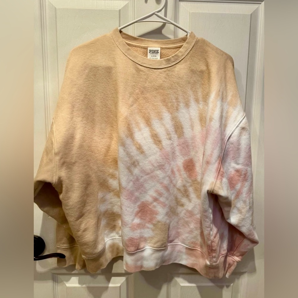 Victorias Secret PINK Crewneck | Tie Dye Sweatshirt M